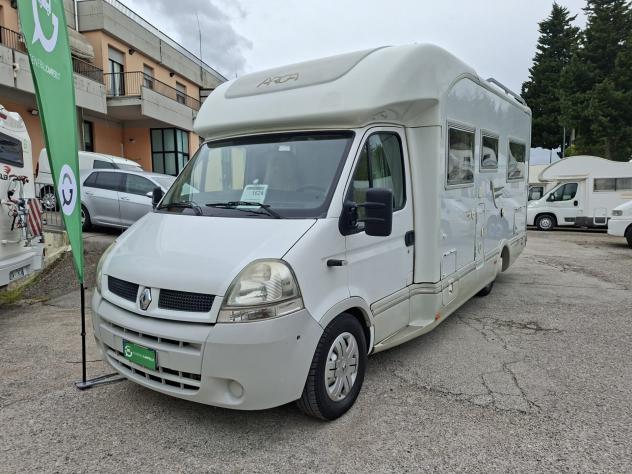 CAMPER ARCA RENAULT SEMINTEGRALE SEMIDINETTE LETTO FRANCESE CLIMATIZZATORE FOTOVOLTAICO CAMPEGGIO USATI GENERALI 1624 - Foto 3
