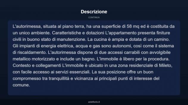 Immobile in asta di 262 m² con più di 5 locali e box auto in vendita a Mileto - Foto 17
