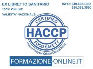 CORSO ONLINE ALIMENTARISTA - ATTESTATO HACCP - PISA