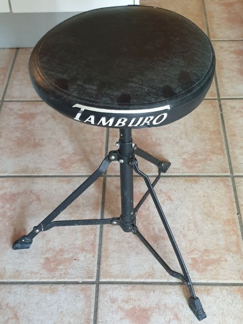 Sgabello da batteria marca Tamburo regolabile USATO