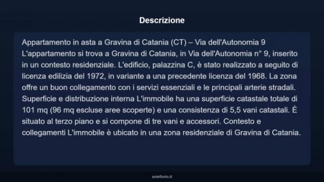 Immobile in asta di 101 m² in vendita a Gravina di Catania - Foto 5