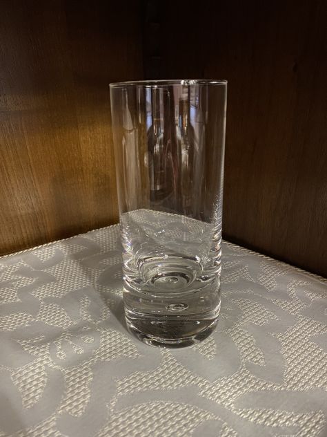 set di 6 tumbler alti di cristallo