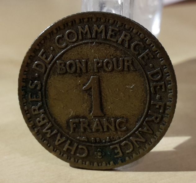 Francia, BON POUR 1 FRANC 1922. - Foto 2