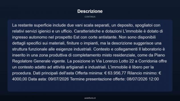 Immobile in asta di 420 m² in vendita a Corridonia - Foto 10