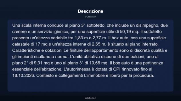Immobile in asta di 107 m², box auto in vendita a Campagna - Foto 4