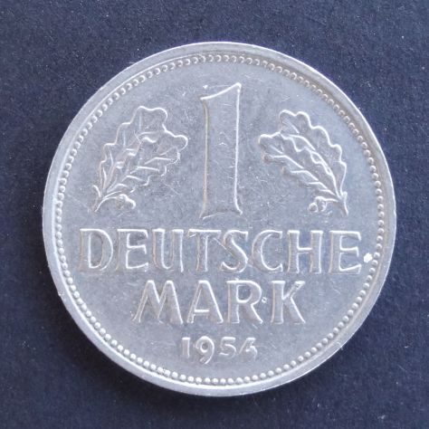 Germania RF 1954-1961-J monete 1 Mark