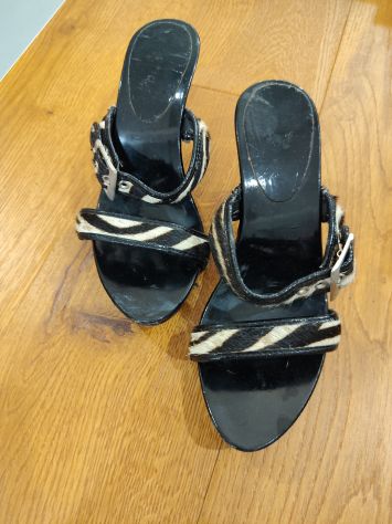 sandali donna con pelo zebra n 37 - Foto 6