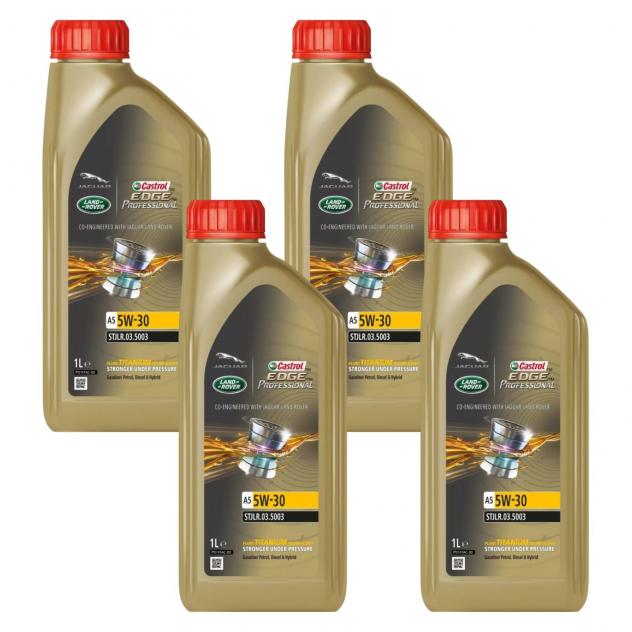 Kit da 4 Litri Castrol EDGE Professional A5 5W30 Olio Motore Efficiente