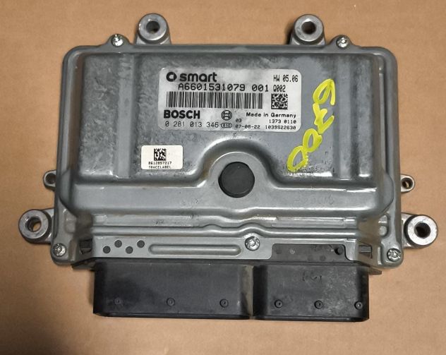 0281013346 ECU CENTRALINA SMART 0.8 Q002 0281013346 A6601531079 HW05.06 EDC16C32