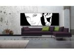 Diabolik Eva Kant dipinto a mano 50x150 cm