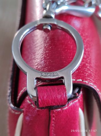 Borsetta rossa a spalla  Prada - Foto 6