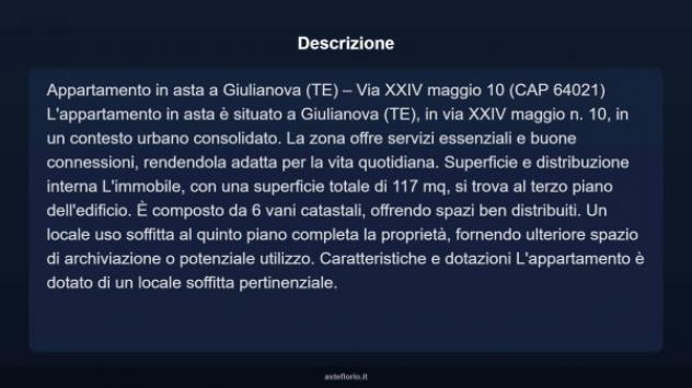 Immobile in asta di 117 m² con più di 5 locali in vendita a Giulianova - Foto 3