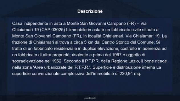 Immobile in asta di 220 m², box auto in vendita a Monte San Giovanni Campano - Foto 14