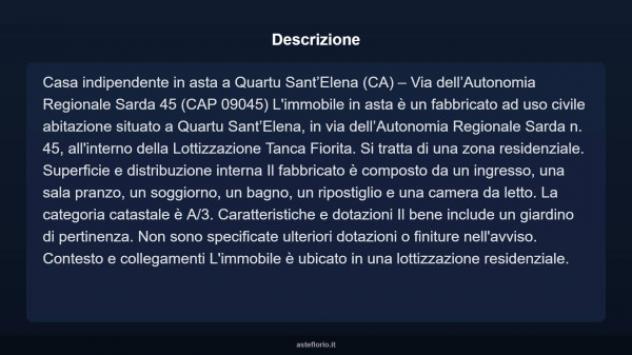 Immobile in asta di 70 m² in vendita a Quartu Sant'Elena - Foto 2