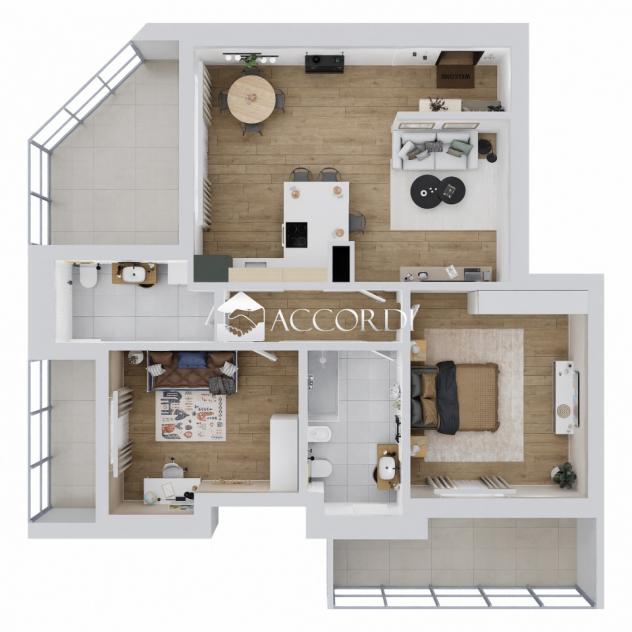 APPARTAMENTO di 5 vani e di 95 mq (MONTEBELLUNA) rif. BL031 - Foto 9