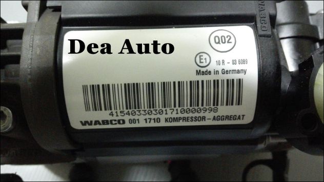 Compressore sospensione audi a6 4b c5 4Z7616007A NUOVO WABCO ORIGINALE - Foto 2