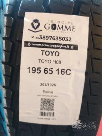 2 gomme 195 65 16c toyo a4740 - Foto 2