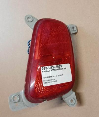 FANALE RETRONEBBIA SX 999-U1305529 Parti elettriche Fanaleria Fanali Fanale retronebbia KIA - PICANTO - 01-03-2017 -
