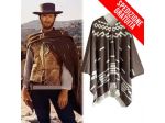 PONCHO WESTERN COWBOY CLINT EASTWOOD