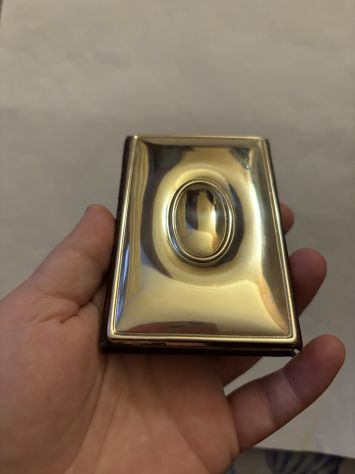 MINI RUBRICA TELEFONICA VINTAGE MAI USATA CON PLACCA IN ARGENTO 925 DAVANTI LA C - Foto 4
