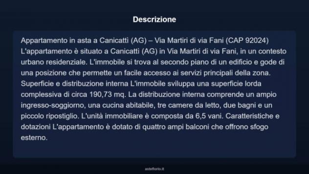 Immobile in asta di 190 m² con più di 5 locali in vendita a Canicattì - Foto 3
