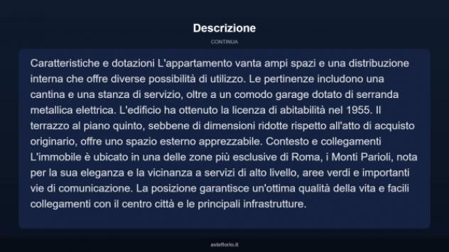 Immobile in asta di 495 m² con più di 5 locali e box auto in vendita a Roma - Foto 12