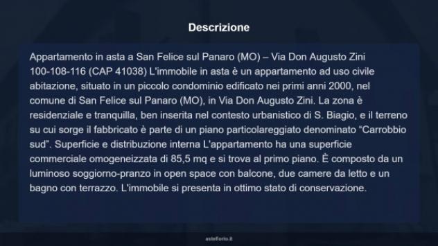 Immobile in asta di 85 m², box auto in vendita a San Felice sul Panaro - Foto 13