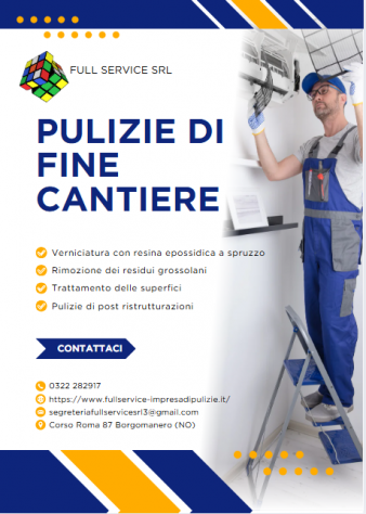 PULIZIE DI FINE CANTIERE