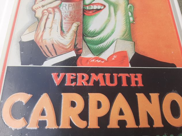 INSEGNA VERMOTH CARPANO TARGA IN RILIEVO - Foto 3
