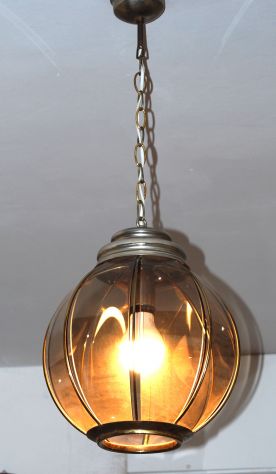 Lampadario  vintage le chandelier 8 vetri fumé piegati - Foto 2