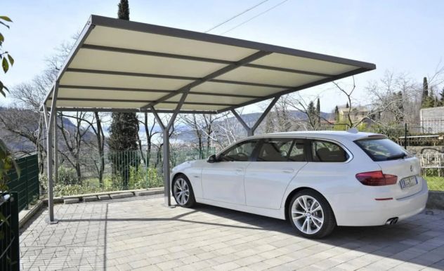 Pergola a scalzo su misura carport per auto moto camper contattaci - Foto 3