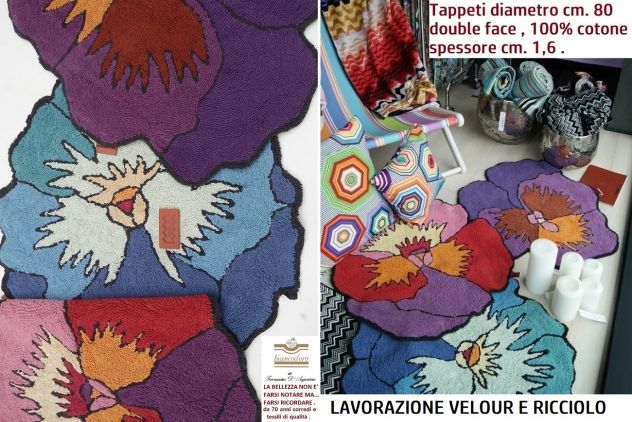 MISSONI  , TAPPETI  TESSUTI  BIANCHERIE . - Foto 2