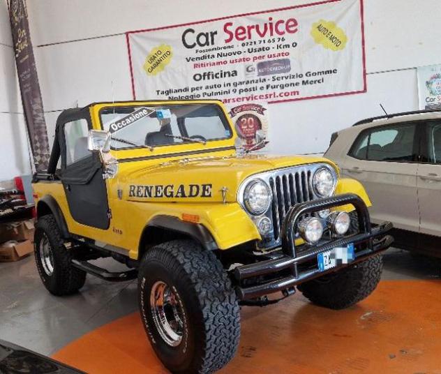 JEEP CJ-7 V8 AMC 304 4 MARCE MANUALE – Restauro Totale rif. 24156173
