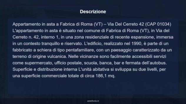 Immobile in asta di 186 m² in vendita a Fabrica di Roma - Foto 16