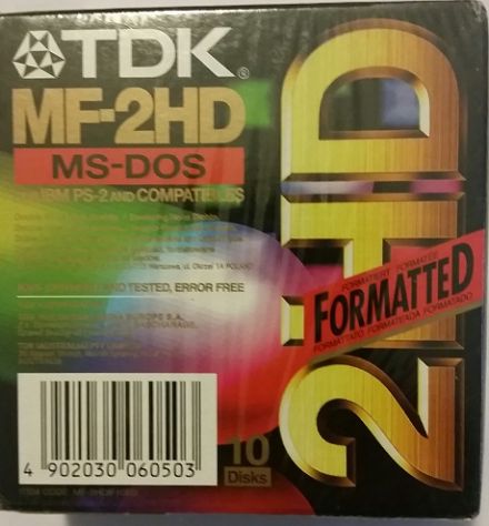 2 Confezioni dischetti TDK MF-2HD - Foto 2