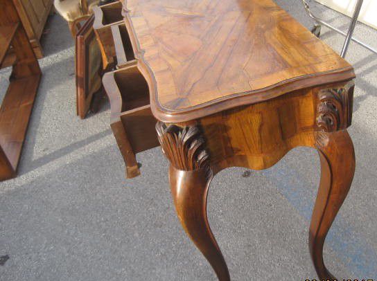 CONSOLLE META' 700 STILE LUIGI FILIPPO II, ORIGINALE RESTAURATA COD. 19633 - Foto 4