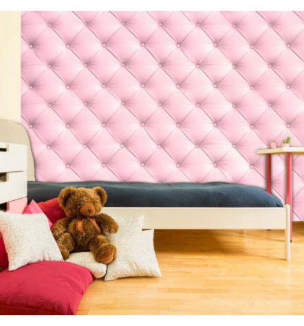 Fotomurale Adesivo Stile Pelle Rosa Chiaro Arredalacasa