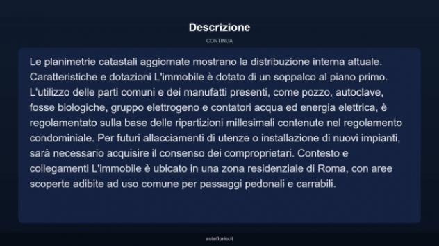 Immobile in asta di 167 m² con più di 5 locali in vendita a Roma - Foto 4