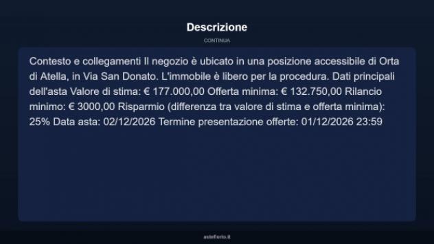 Immobile in asta di 348 m² in vendita a Orta di Atella - Foto 9