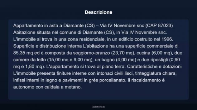Immobile in asta di 85 m² in vendita a Diamante - Foto 5