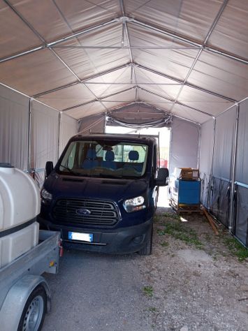 Agritunnel per magazzino deposito rimessaggio 8 x 20 x 2,5/3,59 mt. in Liguria - Foto 4