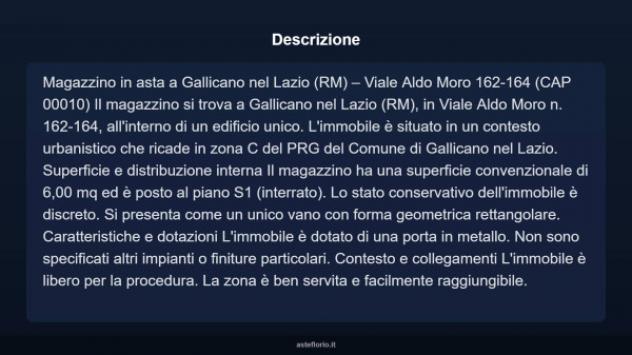 Immobile in asta di 6 m² in vendita a Gallicano nel Lazio - Foto 4