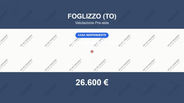 Immobile in asta di 120 m² in vendita a Foglizzo