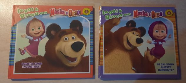 LEGGI & GIOCA CON MASHA & ORSO:COME SI SONO INCONTR. N1,DI CHI SONO QUESTE IM.N2