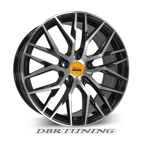 Cerchi in lega 17 MAM RS4 Black Pol FORD AUDI - Foto 2