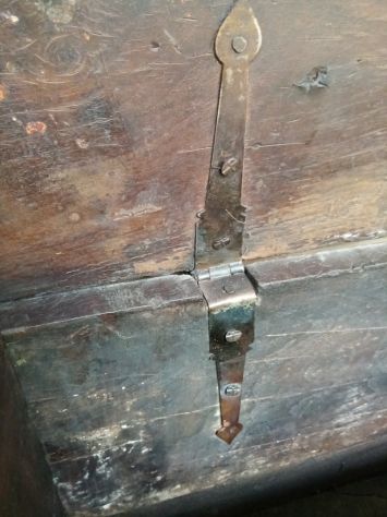 Vendo baule in legno massiccio originale 800 - Foto 6