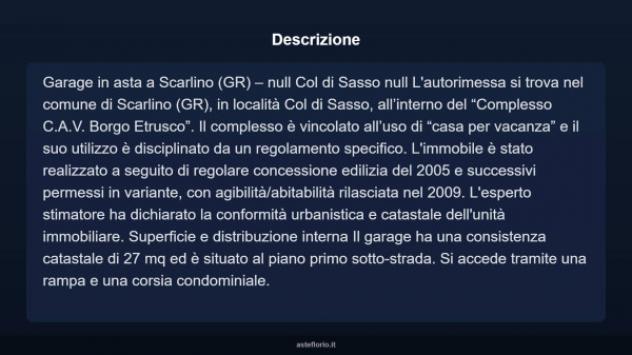 Immobile in asta di 27 m² in vendita a Scarlino - Foto 4