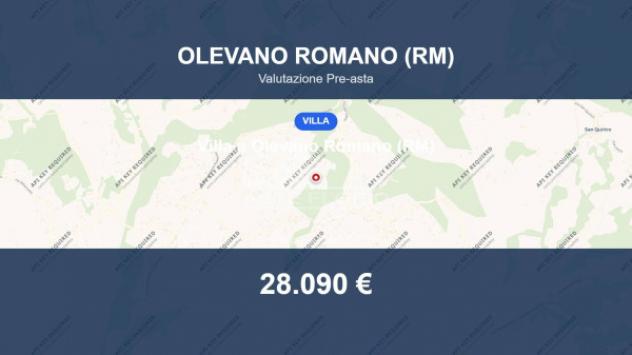 Immobile in asta di 3150 m², box auto in vendita a Olevano Romano