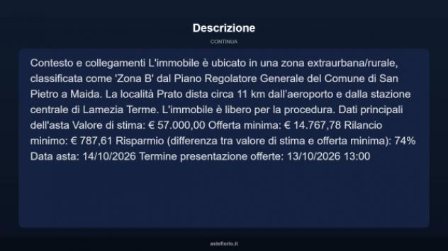 Immobile in asta di 124 m² in vendita a San Pietro a Maida - Foto 14