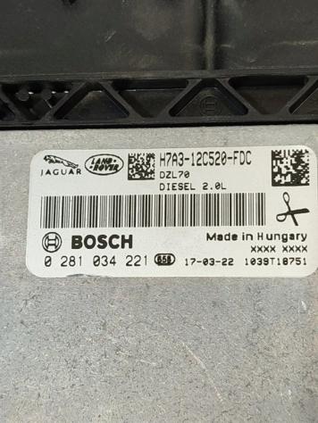 CENTRALINA MOTORE JAGUAR XE Serie (X760) H7A3-12C520-FDC 0281034221 204DTA diesel 1999 (15) - Foto 2